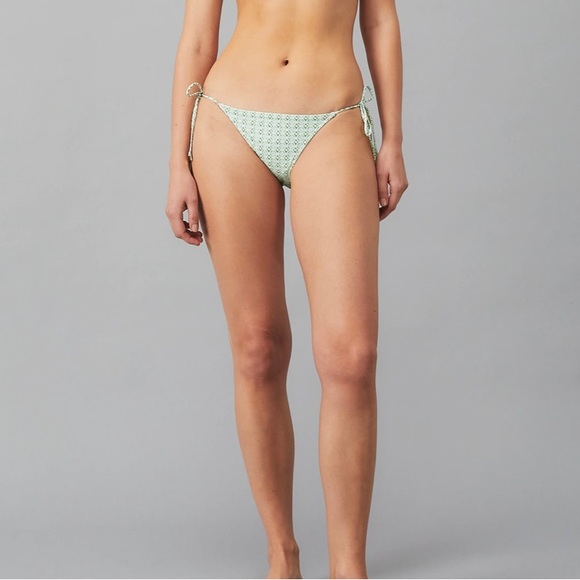 NWOT Tory Burch Printed String Tie Side Bikini Bottoms - Picture 3 of 6